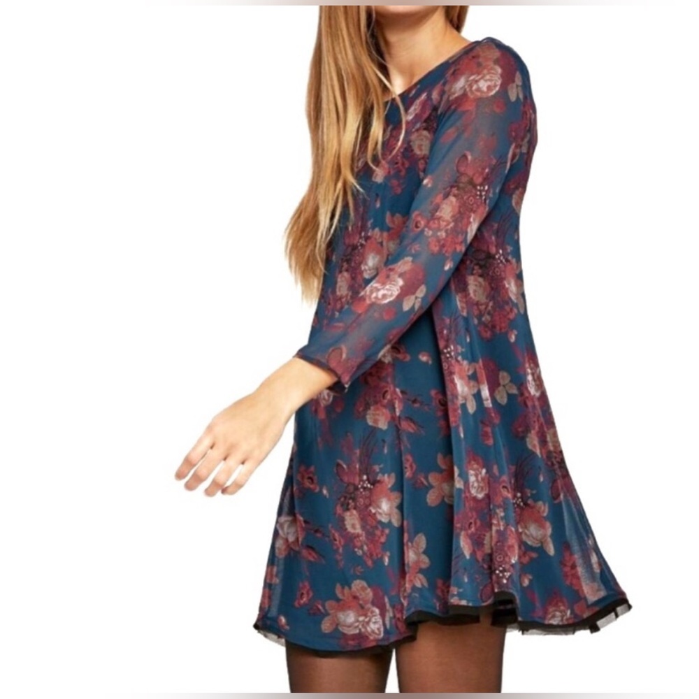 Urban Outfitters Kimchi Blue Floral Baby Doll Dress